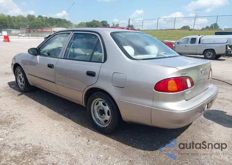 1998 Toyota Corolla Ve из США, поврежденный, VIN 2T1BR12E7WC031063